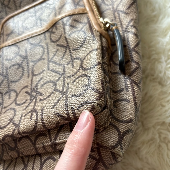 Calvin Klein Tan Monogram Backpack main image 13